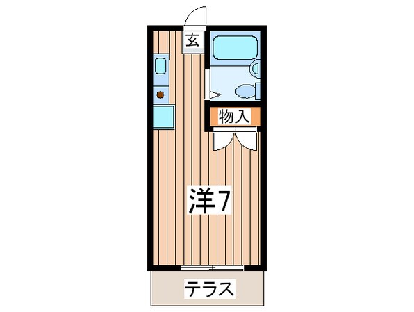 ネットテラス市沢の物件間取画像